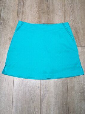 NWT Lady Hagen Vivid Green Golf Tennis Skort Skirt w/ Shorts Size 8 Pockets